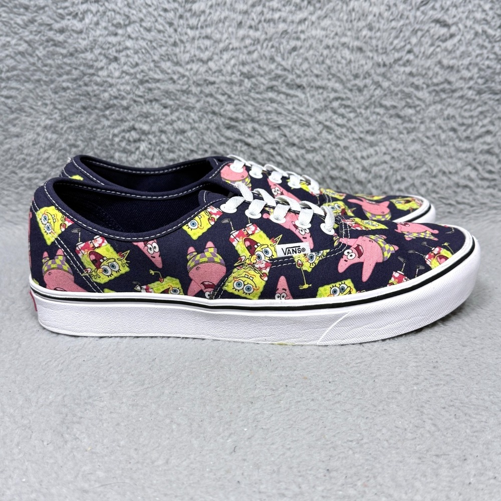 Vans SpongeBob SquarePants x ComfyCush Authentic AlohaBob Mens Size 10 Shoes